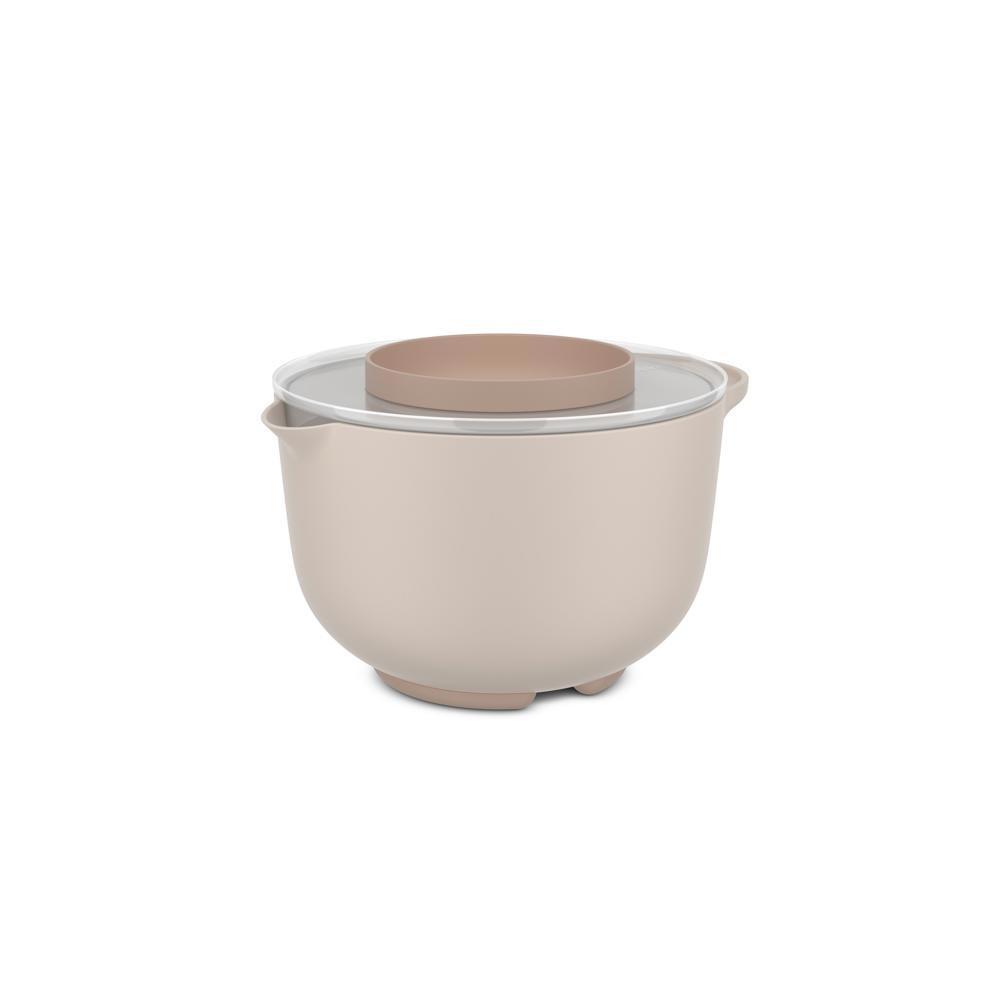 Mepal Chef It Mixing Bowl with Splashproof Lid 3000ml Chalk